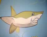 Funny Shark Mural